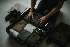 minimalist travel packing